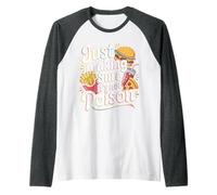 Just Making Sure It's Not Poison Foodie Humor - Raglan Baseball Tee