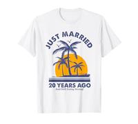 Just Married 20 Years Ago And Still Going Strong Anniversary T-Shirt