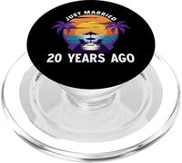 Just Married 20 Years Ago Matching 20th Wedding Anniversary PopSockets PopGrip for MagSafe