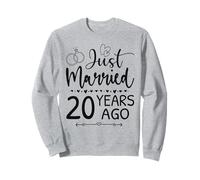 Just Married 20 Years Ago Matching 20th Wedding Anniversary Sweatshirt