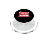 Just Married 2026 Wife Husband Matching Honeymoon Newlywed PopSockets PopGrip for MagSafe