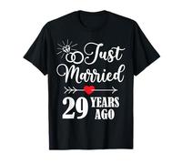 Just married 29 years ago for 29th wedding anniversary T-Shirt