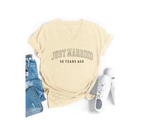 Just Married 50 Years Ago Shirt 50th Anniversary Shirts