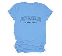 Just Married 50 Years Ago Shirt 50th Anniversary Shirts