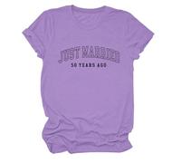 Just Married 50 Years Ago Shirt 50th Anniversary Shirts