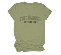Just Married 50 Years Ago Shirt 50th Anniversary Shirts
