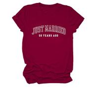 Just Married 50 Years Ago Shirt 50th Anniversary Shirts