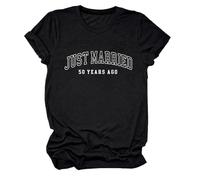 Just Married 50 Years Ago Shirt 50th Anniversary Shirts