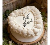 Just Married Cake Topper, Wedding Cake Toppers Engaged cake Topper for Bridal and Groom