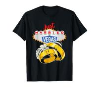 Just Married in VEGAS! Las Vegas wedding BRIDE GROOM T-Shirt