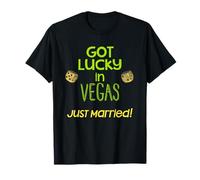 Just Married In Vegas T-shirt T-Shirt