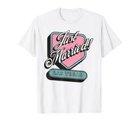 Just Married Las Vegas wedding BRIDE GROOM T-Shirt