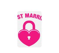 Just Married Printing 10 Pcs Car Air Fresheners Cards For Scented Hanging Sheets For Bathroom With Rope