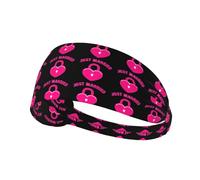 Just Married Printing Elastic Sports Headband With Stretch Band Perfect For Helmets Running Cycling Gym Workoutsâ€‹