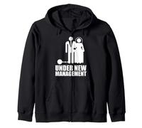 Just Married Shirt, Newlywed Gag Gift Zip Hoodie