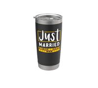 Just Married Since 2023-3rd Wedding Anniversary Stainless Steel Insulated Tumbler