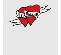 Just Married Women's T-Shirt - Grey - L - Grey