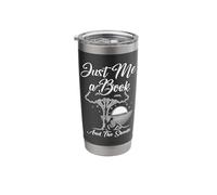 JUST ME A Book and The Shade Bookworm Outdoor Reader Nature Stainless Steel Insulated Tumbler