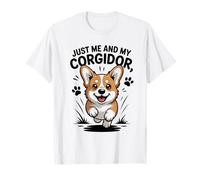 Just Me and My Corgidor Cute Dog Cross Pet Breed Owner Style T-Shirt