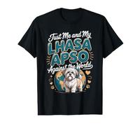 Just Me and My Lhasa Apso Against the World Value Graphic T-Shirt