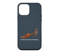 Just me and my monkey.. Funny Viral Video Retro Punch Monkey Case for iPhone 12 mini