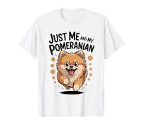 Just Me and My Pomeranian Cute Toy Small Lap Dog Pet Owner T-Shirt