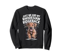 Just Me And My Rhodesian Ridgeback Funny African Lion Dog Sweatshirt