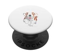 Just Me And My Saint Bernard Funny Giant Mountain Rescue Dog PopSockets Adhesive PopGrip