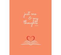 Just Me & My Thoughts Notebook: 180 pages 8.5 x 11 inches lined notebook for Note-taking.: Best note taking pads. White pages with gray lines. Primary ... writing, planning, journaling, writing diary