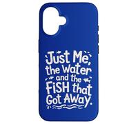 Just Me, The Water And The Fish That Got Away Funny Fishing Case for iPhone 16