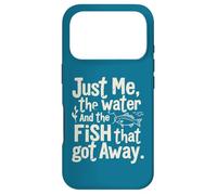 Just Me, The Water And The Fish That Got Away Funny Fishing Case for iPhone 17 Pro