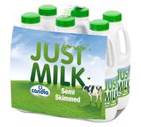 Just Milk Semi-Skimmed 6 x 1L (Case of 2)
