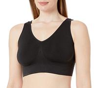 Just My Size Pure Comfort Women`s Seamless Wirefree Bra, 1263 Black