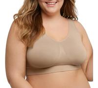 Just My Size Pure Comfort Women`s Seamless Wirefree Bra, 1263 Nude