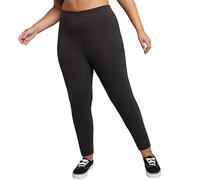Just My Size Women's Plus-Size Stretch Jersey Legging, Black, 1X