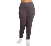 Just My Size Women's Plus-Size Stretch Jersey Legging, Charcoal Heather, 3X