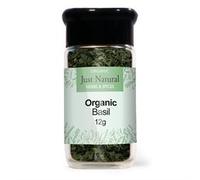 Just Natural Herbs Organic Basil (Glass Jar) 15g