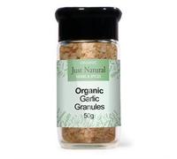 Just Natural Herbs Organic Garlic Granules (Glass Jar) 65g