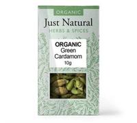 Just Natural Herbs Organic Green Cardamom Pods (Box) 10g
