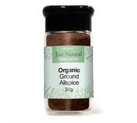 Just Natural Herbs Organic Ground Allspice (Glass Jar) 50g
