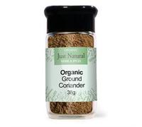 Just Natural Herbs Organic Ground Coriander (Glass Jar) 40g