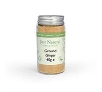 Just Natural Herbs Organic Ground Ginger (Glass Jar) 40g
