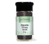 Just Natural Herbs Organic Poppy Seed (Glass Jar) 65g