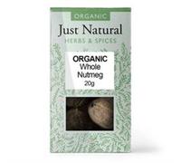 Just Natural Herbs Organic Whole Nutmeg (Box) 20g