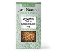 Just Natural Herbs Org Mustard Seed Yellow 50g x 1