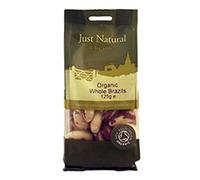 Just Natural Organic Organic Brazils Whole 125g