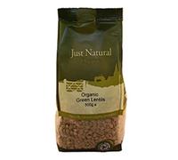 Just Natural Organic Organic Green Lentils 500g