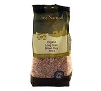 Just Natural Organic Organic Long Grain Brown Rice 500g