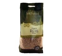 Just Natural Organic Organic Short Grain Brown Rice 500g