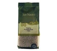 Just Natural Organic White Pudding Rice
